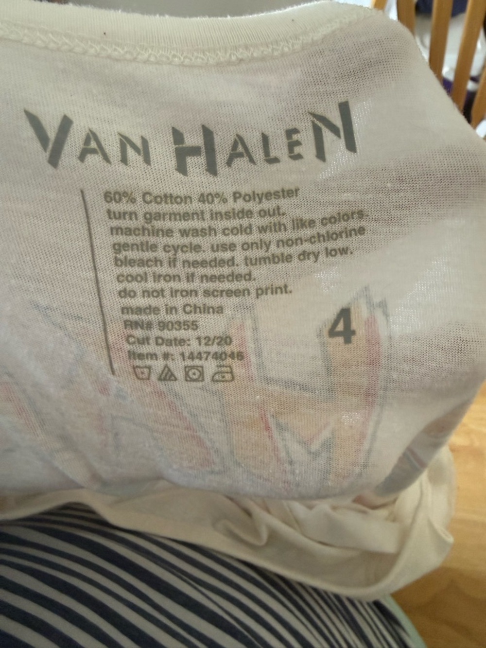 torrid Cream Van Halen Graphic Short Sleeve Tee